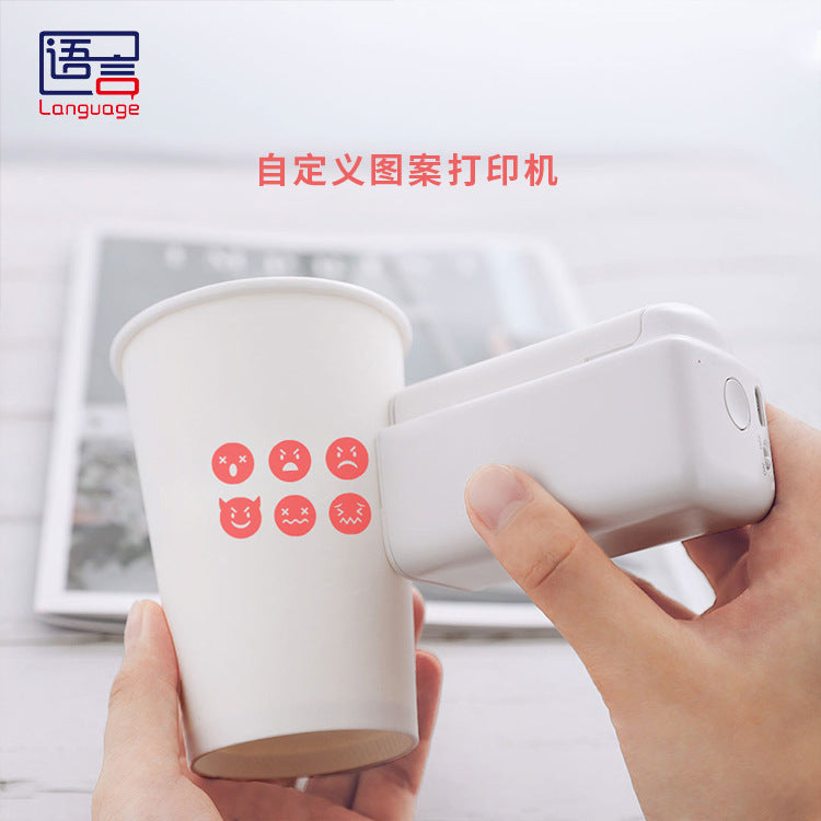 Yiwa Printpods Handheld Printer Portable Mini Wireless Bluetooth Colorful Portable Barcode Label Machine